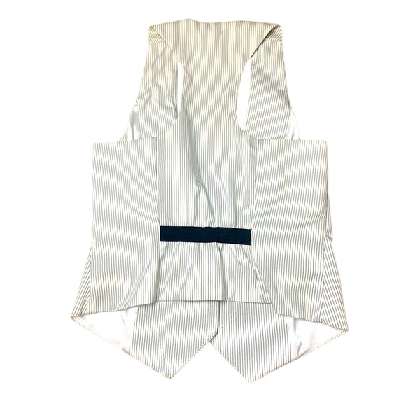 Charlotte Russe Formal Vest, Ruching, Button Up - Picture 3 of 15